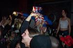 Uncle Sam oils the crowd