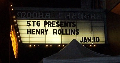 STG Presents Henry Rollins Jan 10STG Presents Henry Rollins Jan 10