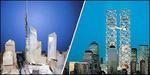 The two finalists for the WTC replacement