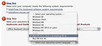 Mac OS 10.1 - 10.2.x (excluding OS X)
