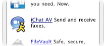 iChat sends faxes?