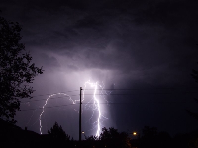 Lightning over Redmond, WA