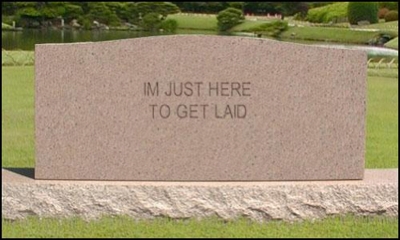I'm just here to get laid