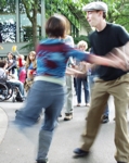 Swing dancing