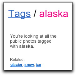 Alaska related tags on Flickr