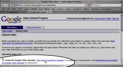 Google Video Uploader Installer.exe