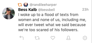 Bess Kalb on Twitter.
