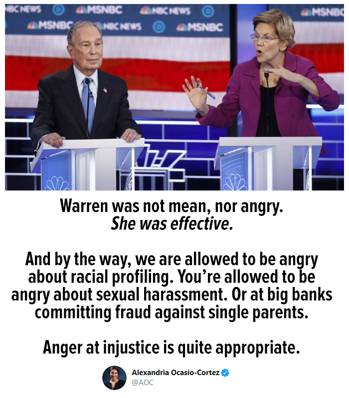 Warren was not mean, nor angry. She was _effective_.