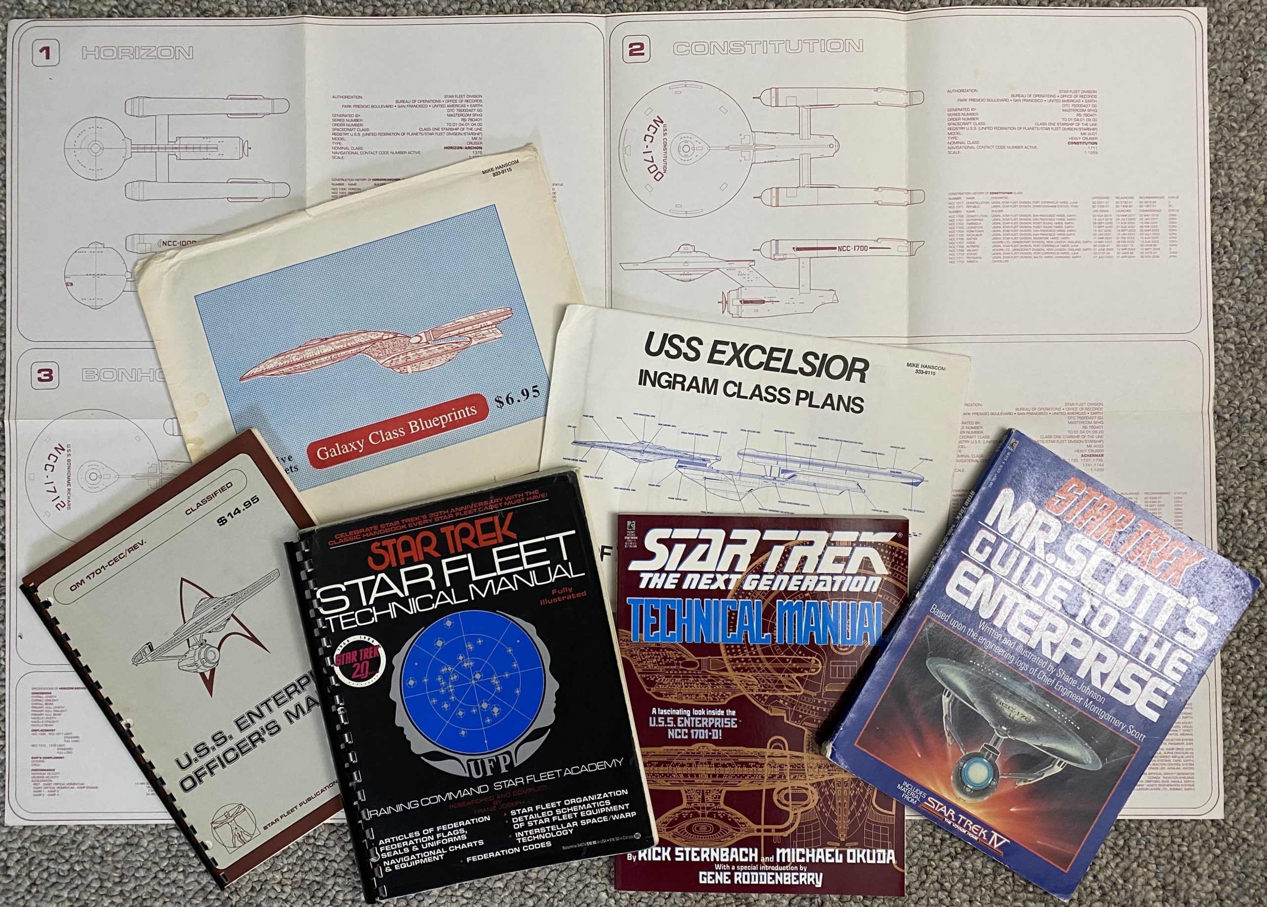 Trek Manuals and Blueprints