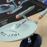 Photo of a model of the original Star Trek USS Enterprise