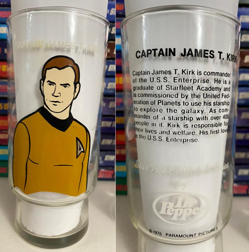 A photocollage of the front and back of the Kirk glass, with a piece of white paper placed inside the glass to make the artwork easier to view.