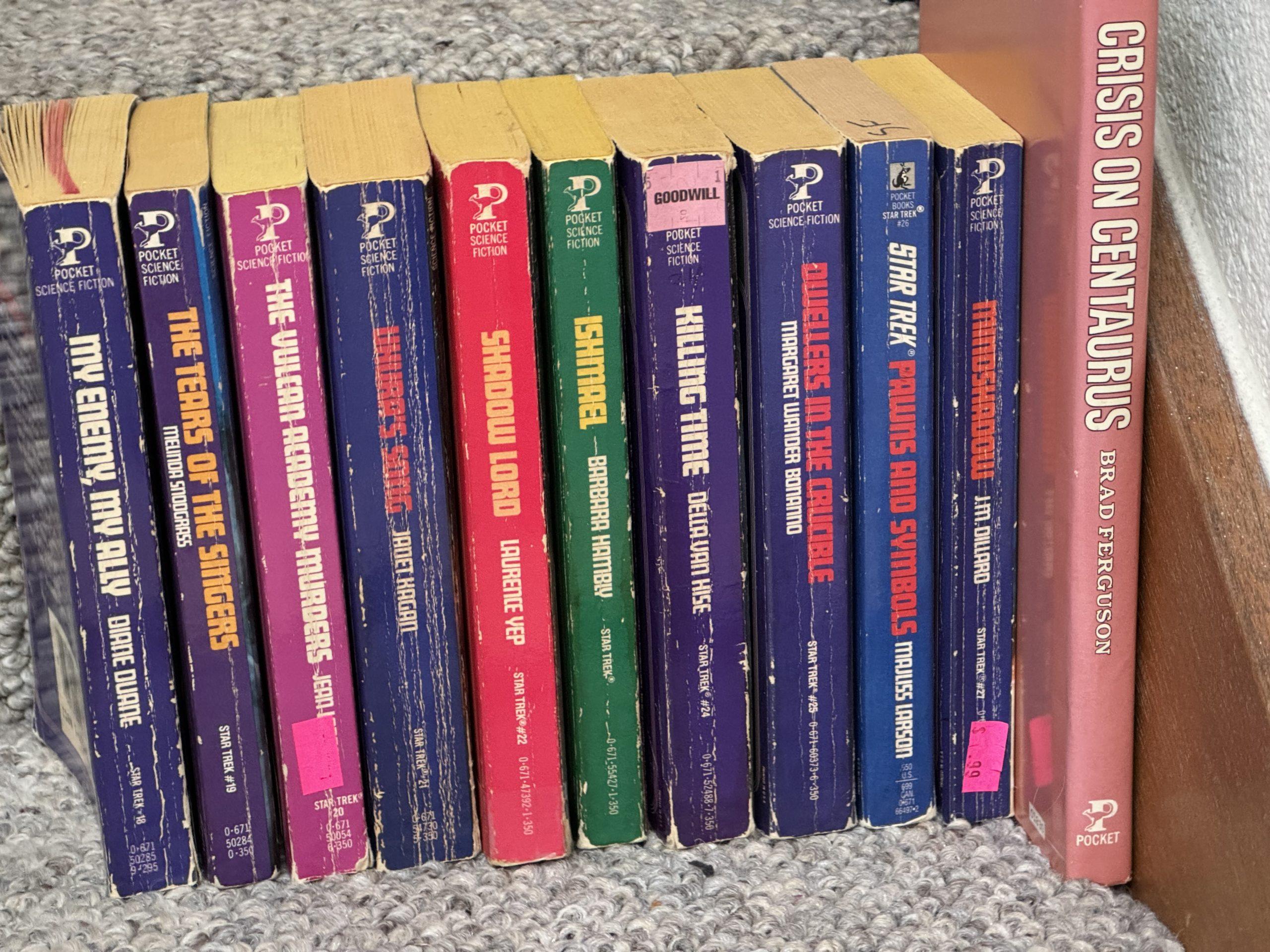 Eleven more Star Trek novels.
