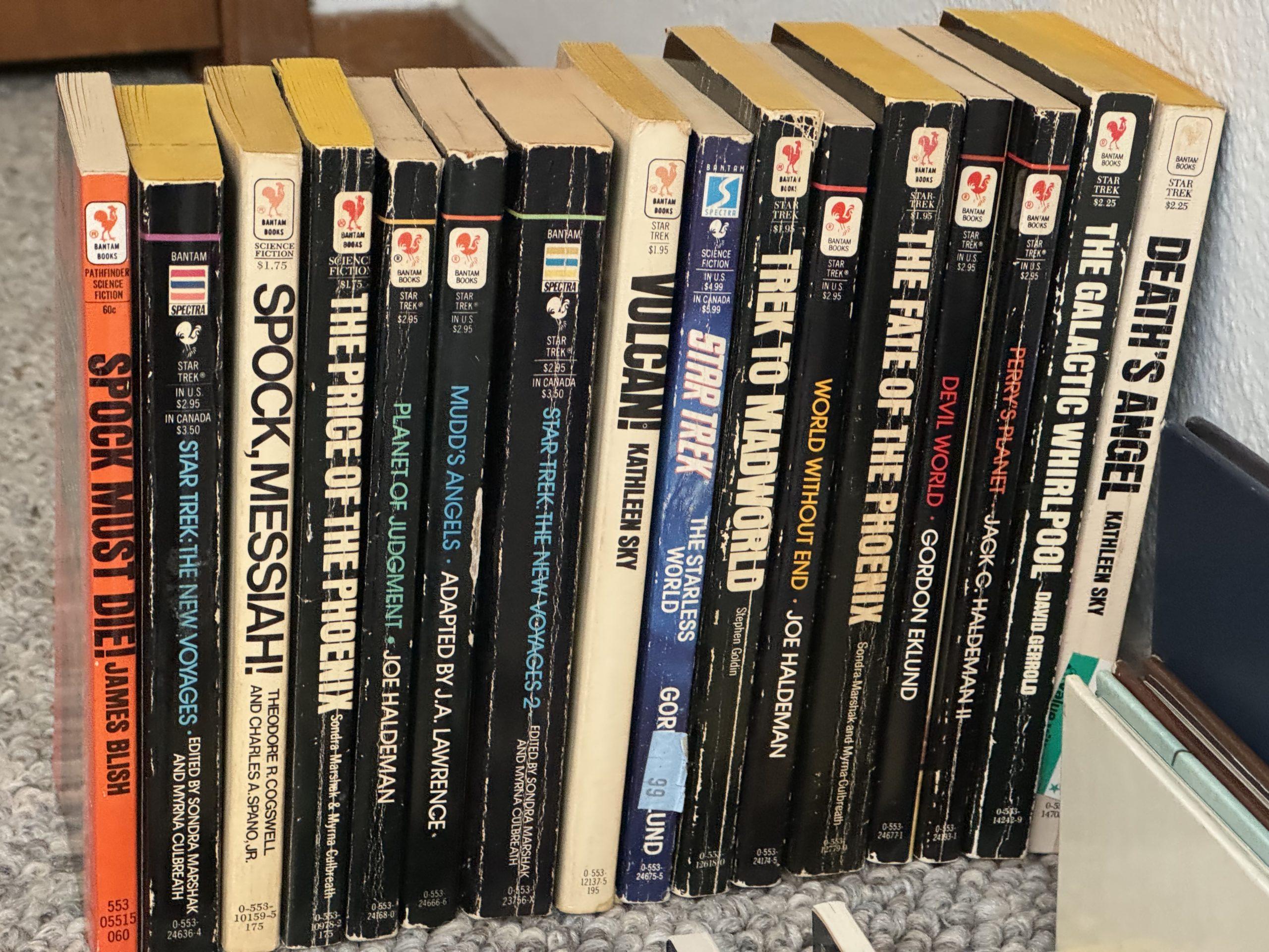 The sixteen Bantam Star Trek novels.
