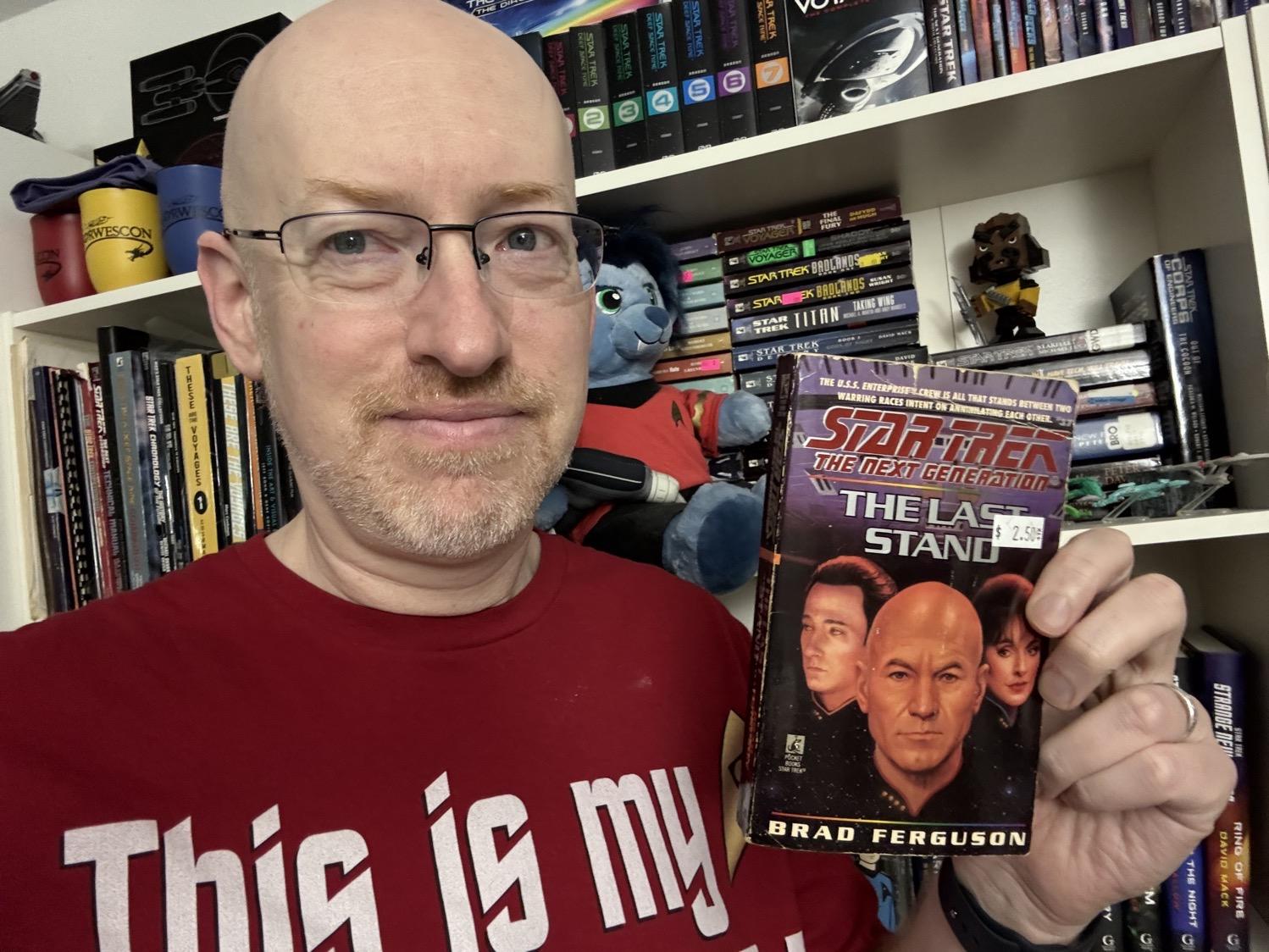 Me holding The Last Stand.