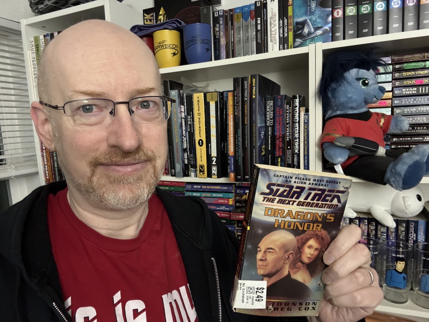 Me holding Dragon's Honor