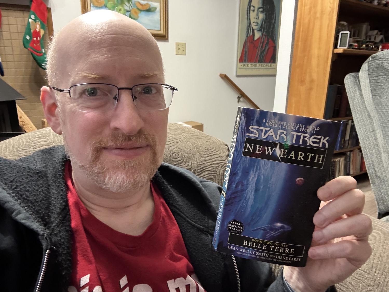 Me holding Belle Terre