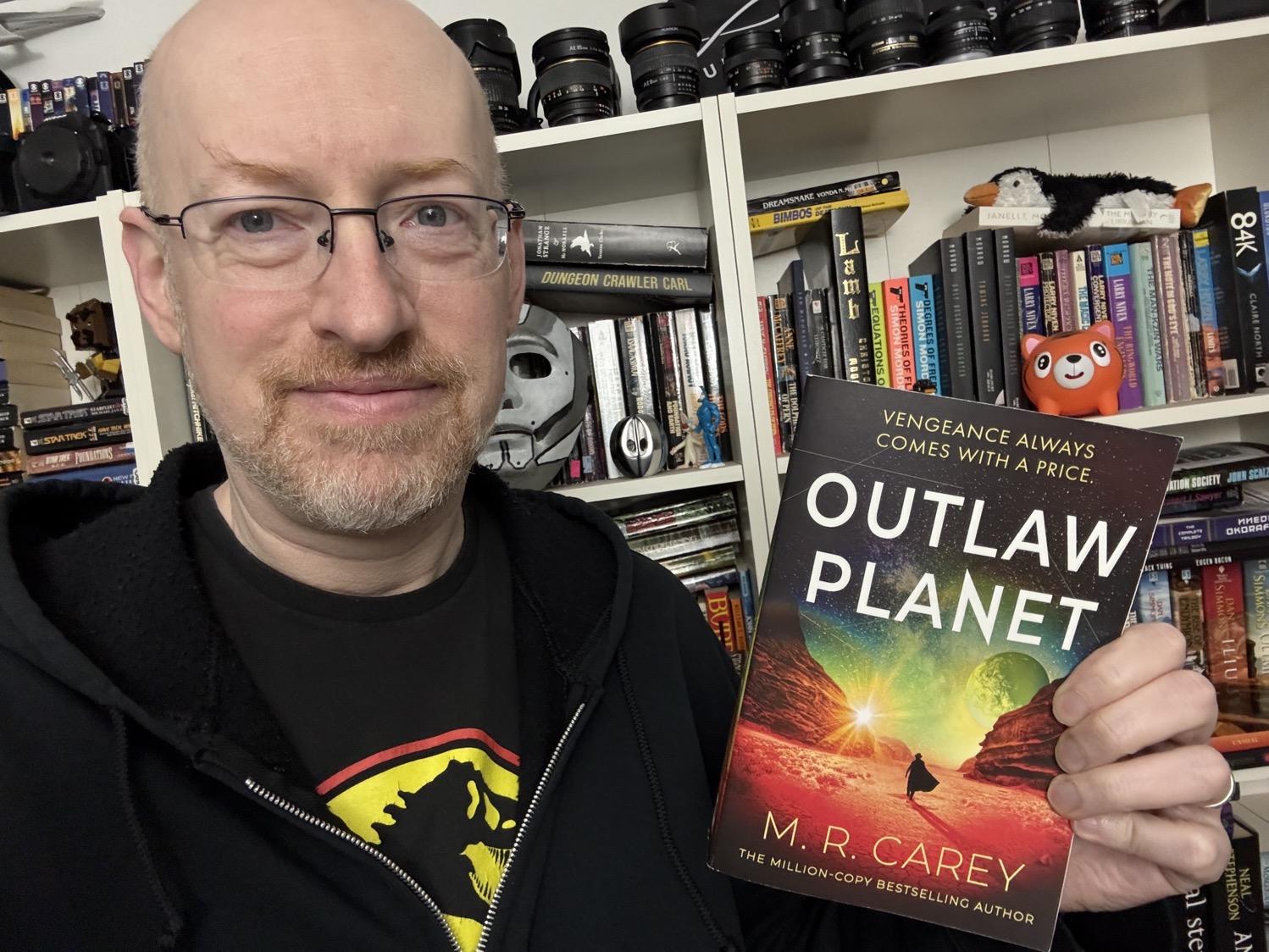 Me holding Outlaw Planet