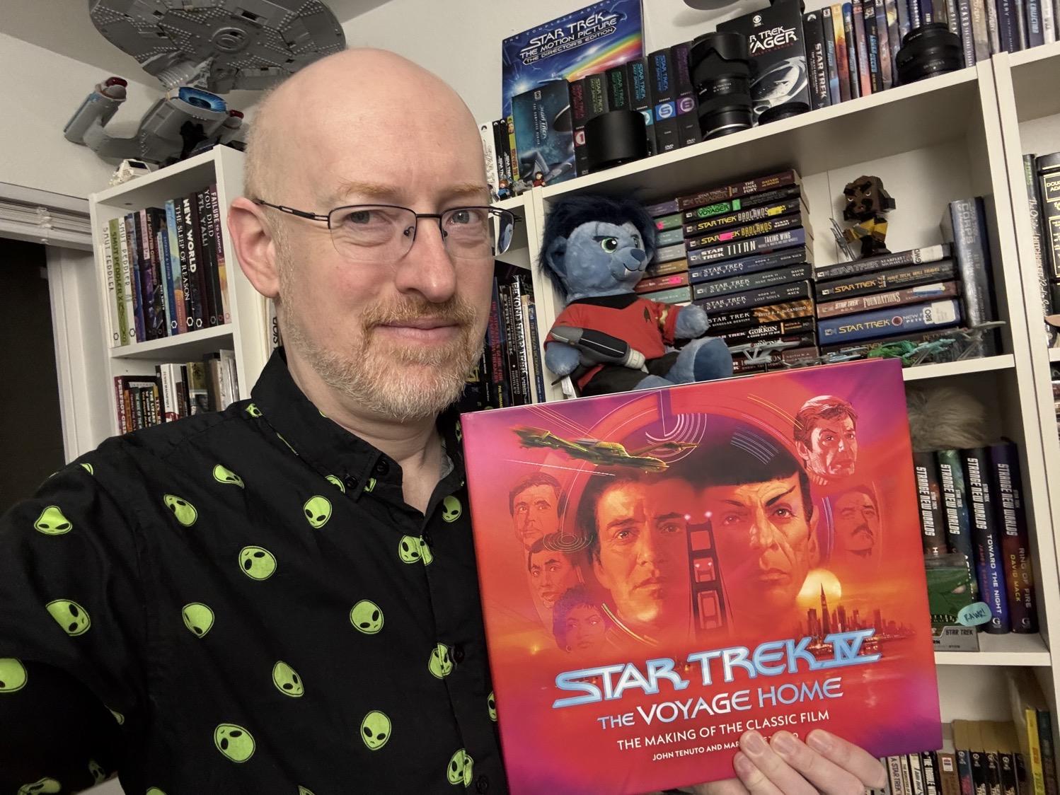 IMG_7265.jpeg Me holding Star Trek IV: The Voyage Home: The Making of the Classic Film